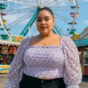 Lace & Beads Womens Top 18 coquette cottagecore fairycore y2k indie boho trendy‎